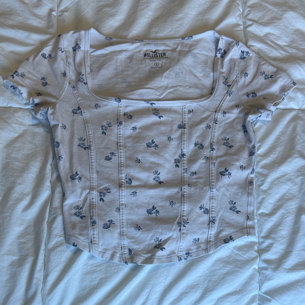 Hollister Floral Baby Tee